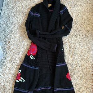 Vera Wang Long Sleeve Sweater Cardigan